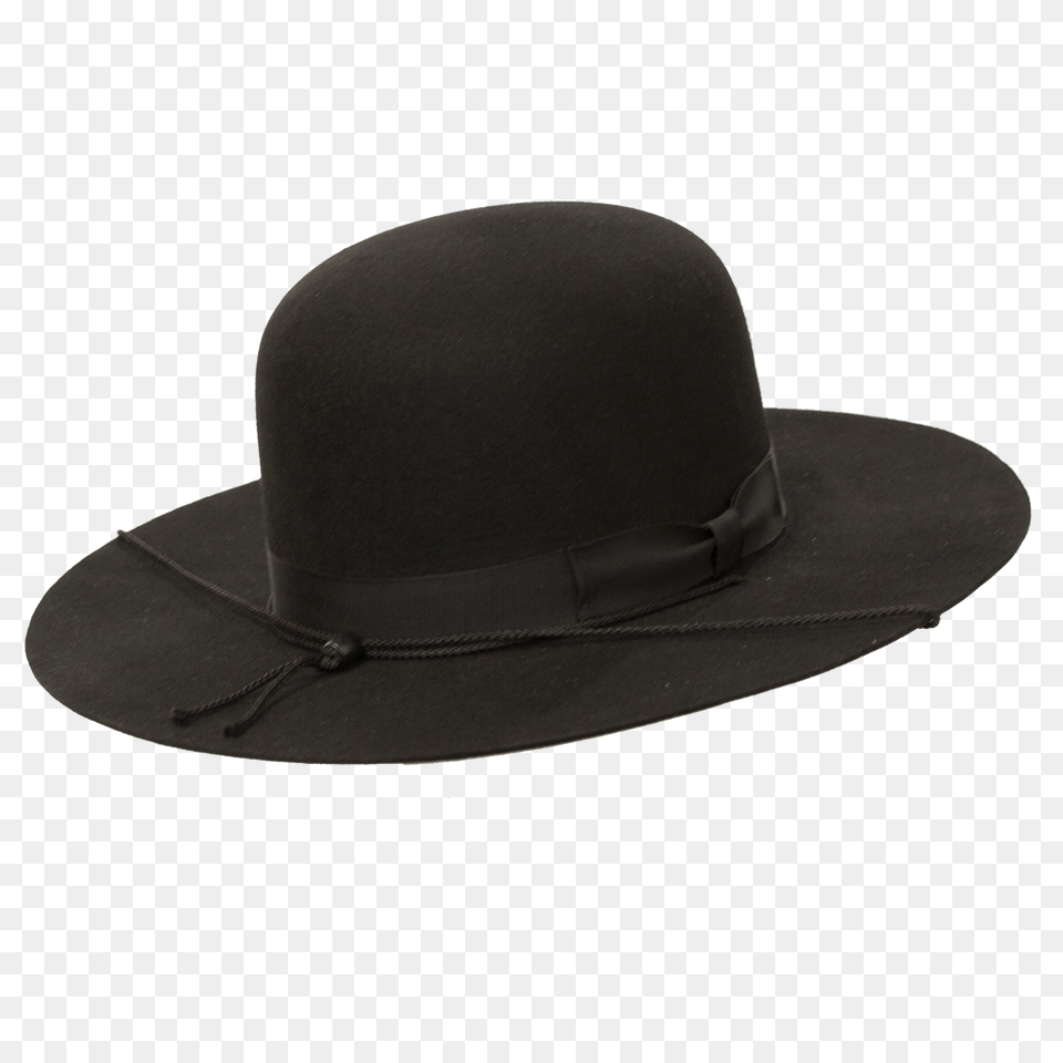 Undertaker Wide Brim Open Crown Hat, Clothing, Sun Hat Png