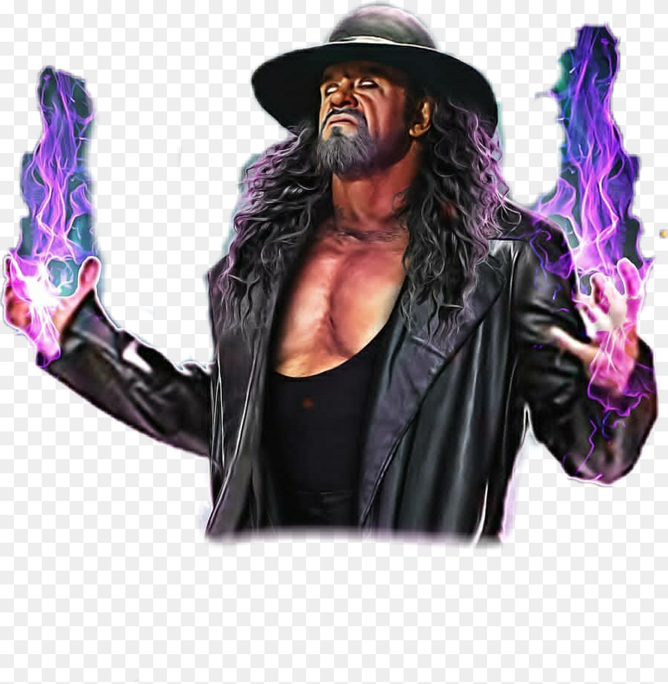 Undertaker Wrestling Wwe Deadman Undertaker, Jacket, Clothing, Coat, Purple Free Transparent Png