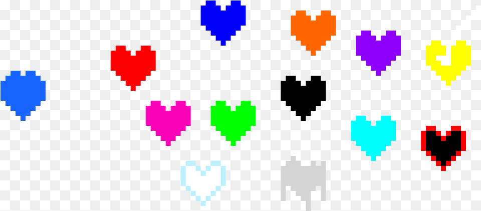 Undertale 8 Soul Sprite, Heart Png Image