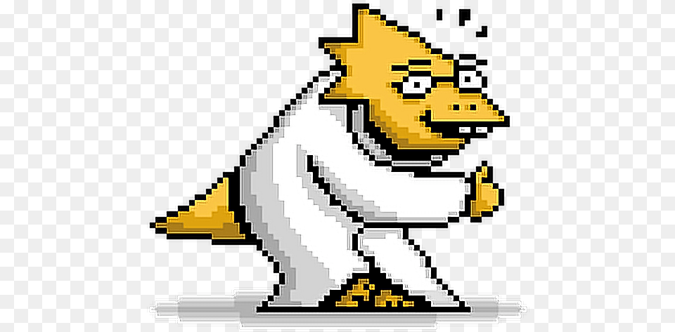 Undertale Alphys Sprite, Outdoors, Nature, Snow, Chess Free Transparent Png