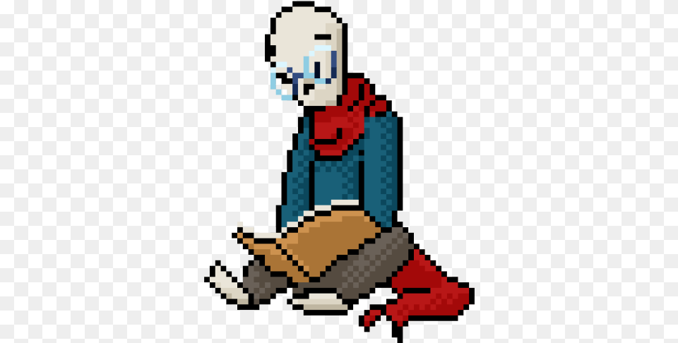 Undertale Au Sprites List, Person, Reading, Qr Code Png Image