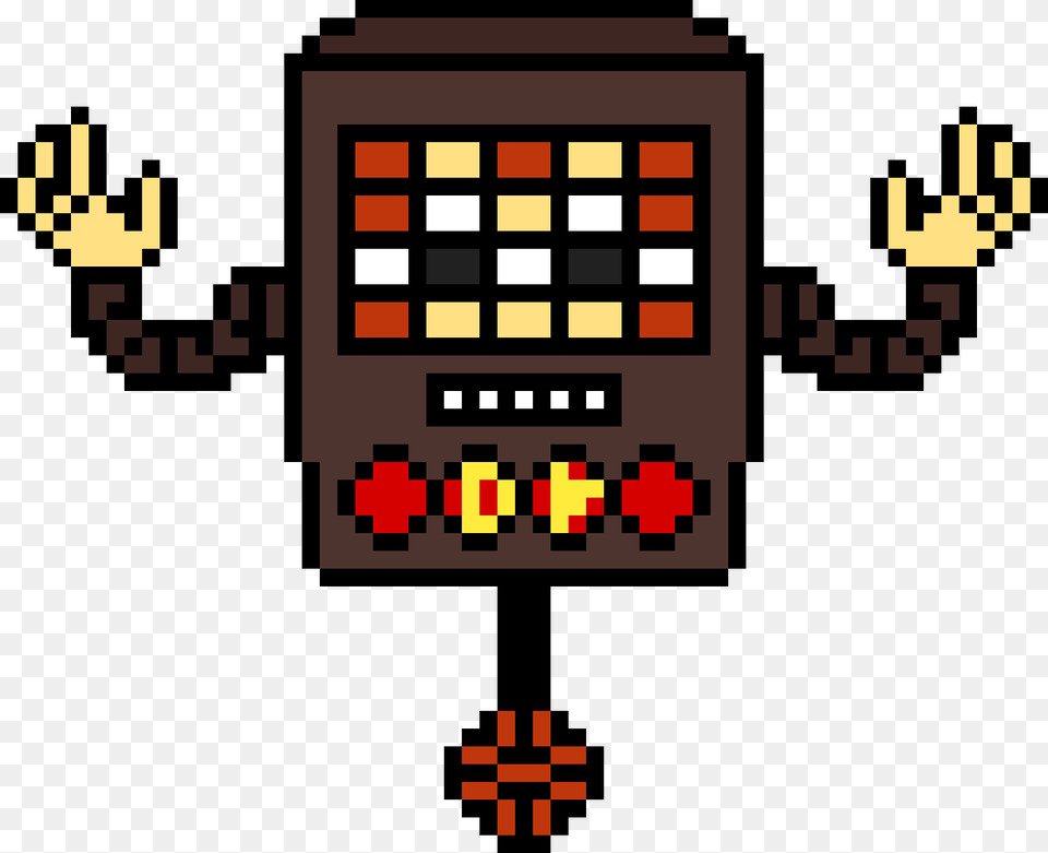 Undertale Au Where Mettaton Is Dk Undertale Pixel Art Minecraft, Scoreboard Free Png Download