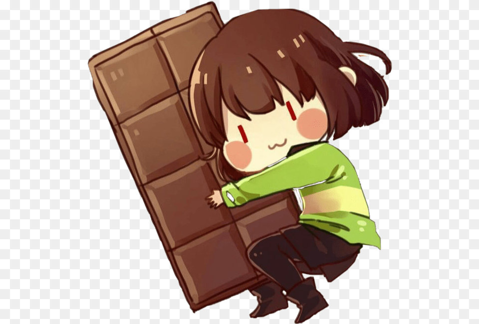 Undertale Chara Sticker By Spagetti Off Chara Undertale Cute, Face, Head, Person, Furniture Free Transparent Png