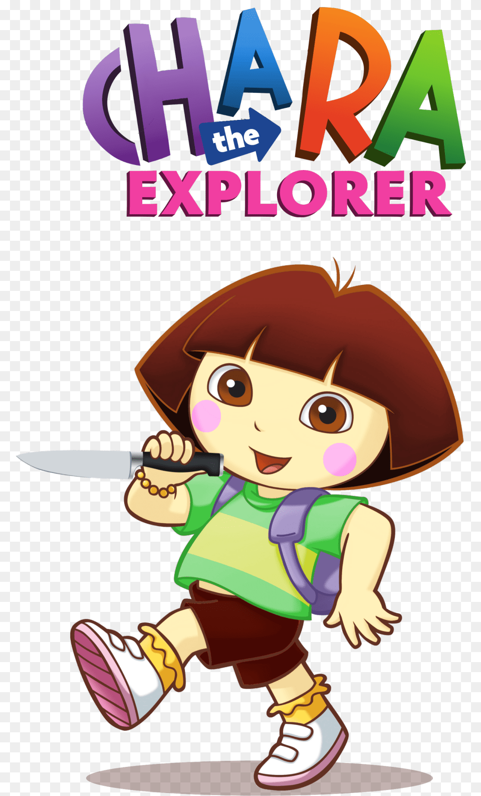 Undertale Chara The Explorer Clipart Blue39s Clues Dora The Explorer, Book, Comics, Publication, Baby Free Png Download