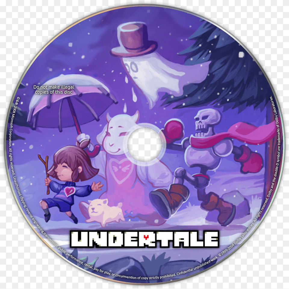 Undertale Details Launchbox Games Database Fictional Character, Disk, Dvd, Baby, Person Png Image