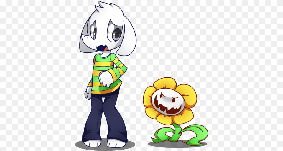 Undertale Flowey, Person, Cartoon, Book, Comics Free Png Download