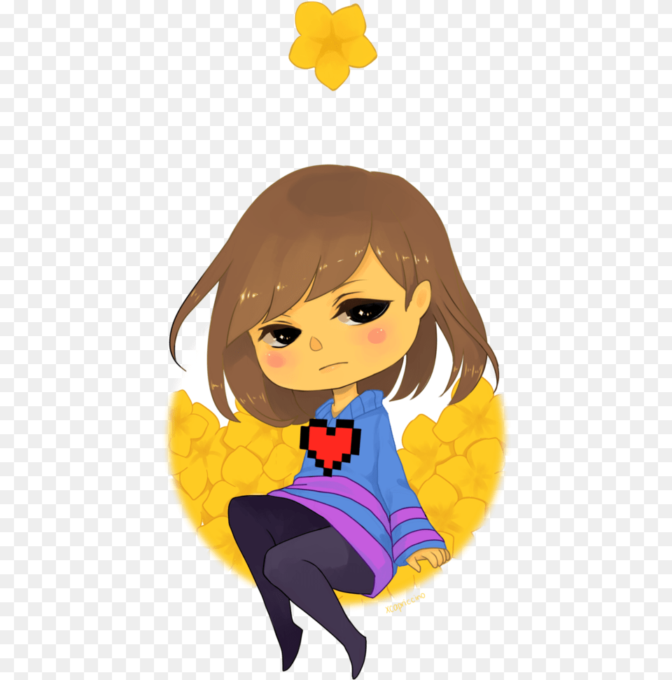 Undertale Frisk 8 Image Cartoon, Baby, Person, Face, Head Png