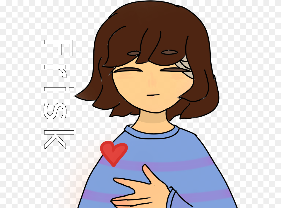 Undertale Frisk Cartoon, Person, Publication, Book, Face Free Png