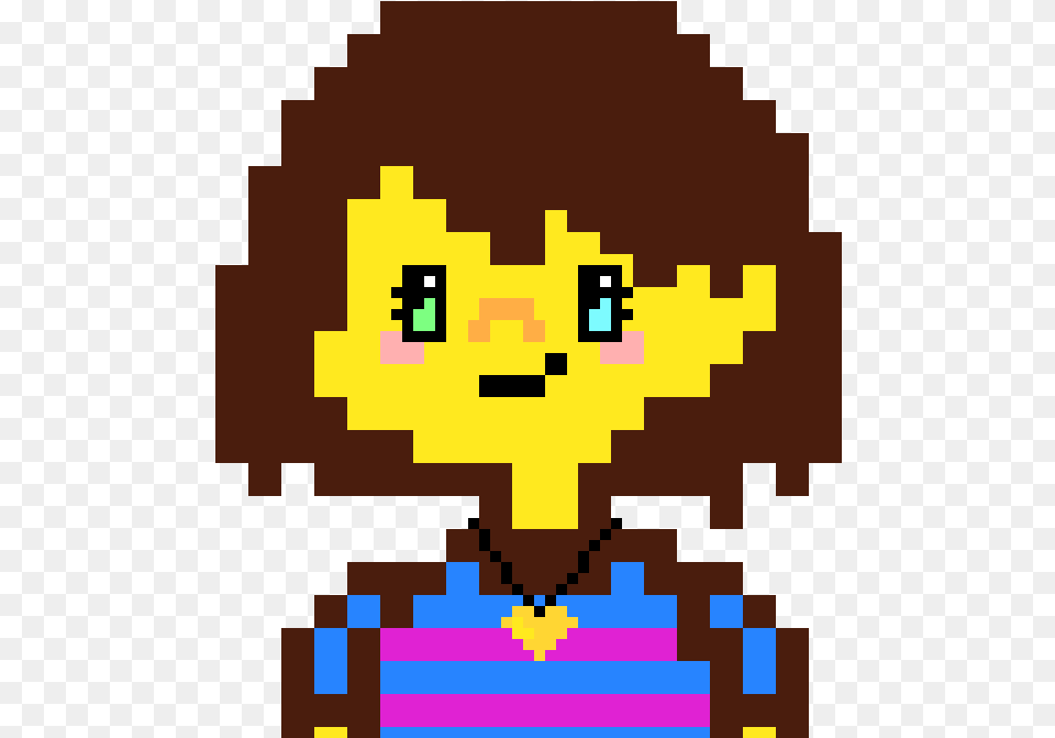 Undertale Frisk Pixel Art, First Aid Free Transparent Png