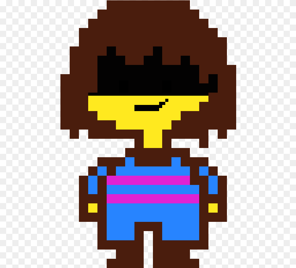 Undertale Frisk Pixel Art, First Aid Free Transparent Png