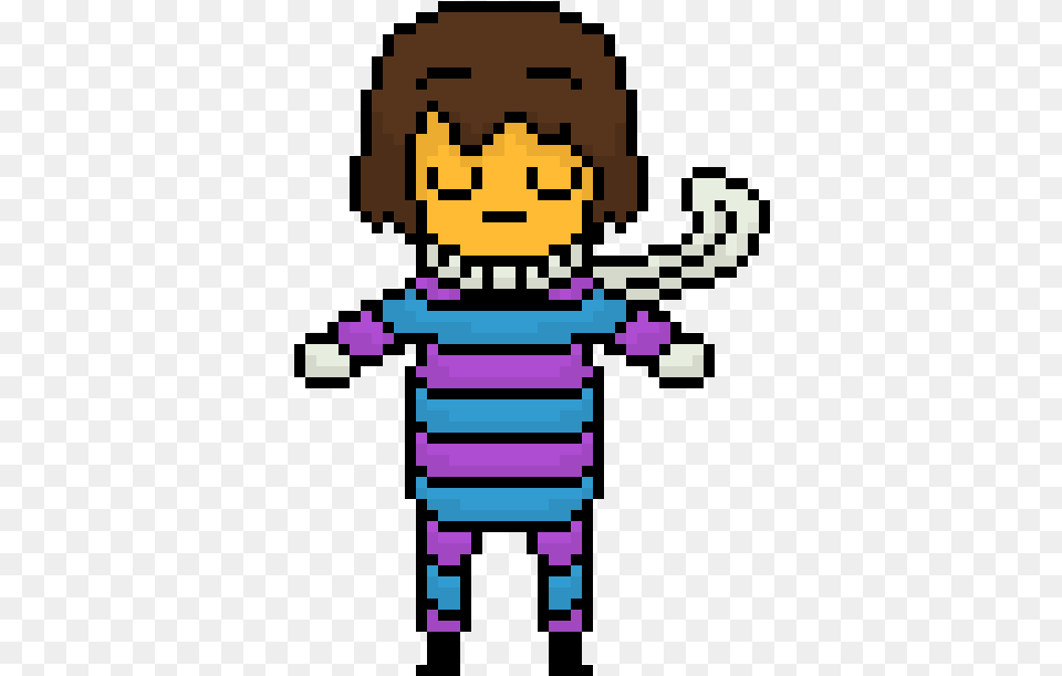 Undertale Frisk Pixel Art Maker Frisk, Qr Code Free Transparent Png