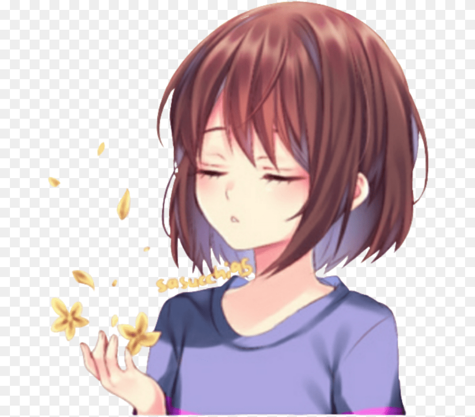 Undertale Frisk Undertalefrisk Goldenflowers Cartoon, Adult, Book, Comics, Female Png