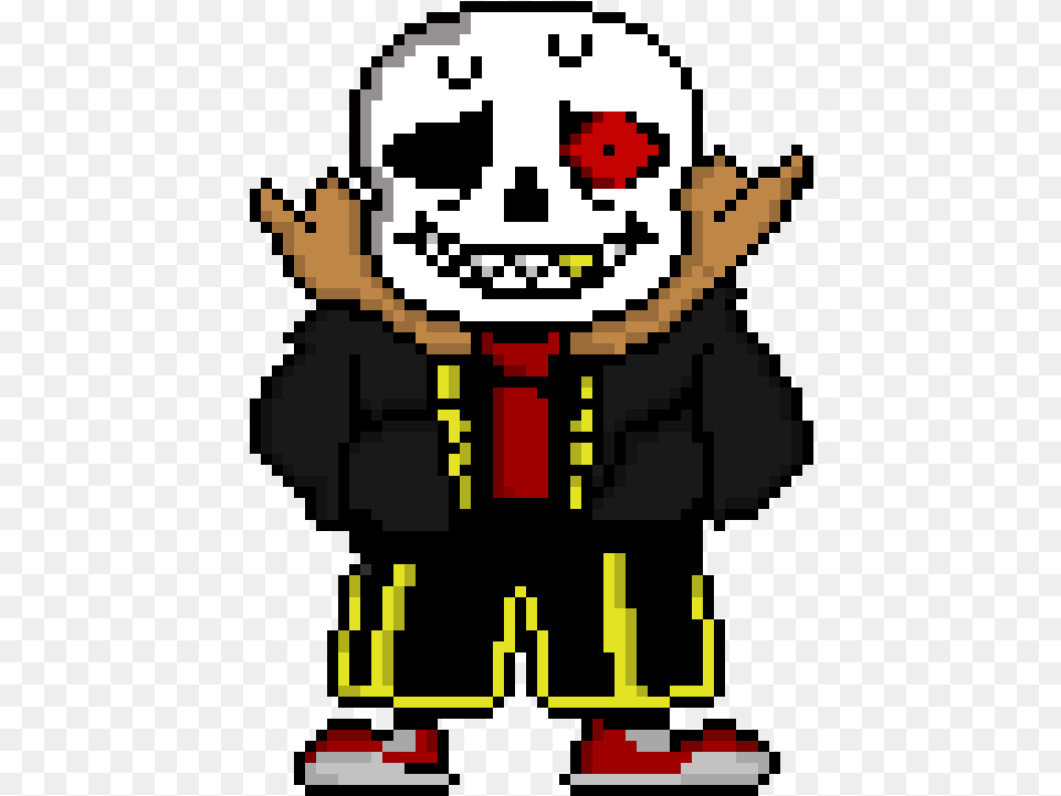 Undertale Genocide Sans Sprite, Qr Code, Scoreboard Free Png Download