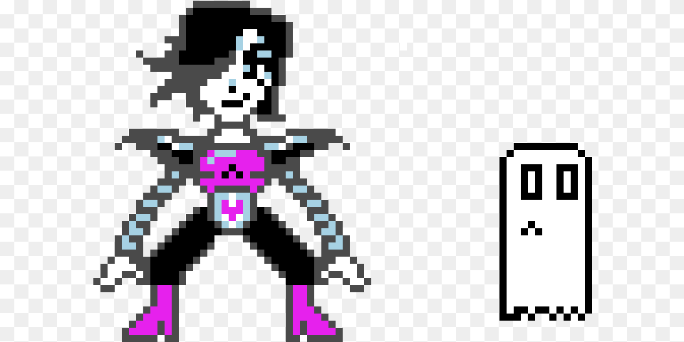 Undertale Mettaton, Robot, Qr Code, Purple Free Png