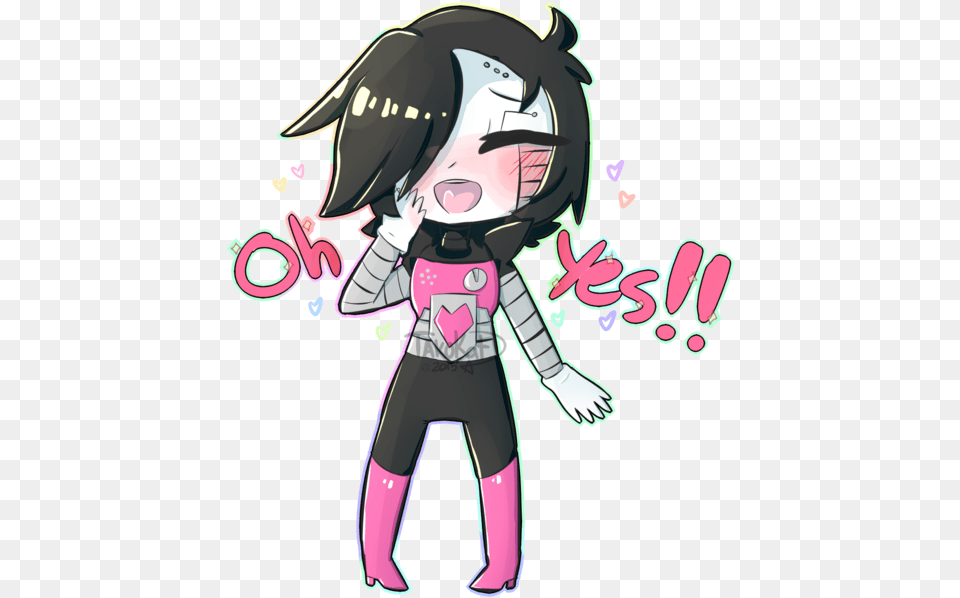 Undertale Mettaton And Llitletale Image Undertale Mettaton Cute, Book, Comics, Publication, Person Free Transparent Png