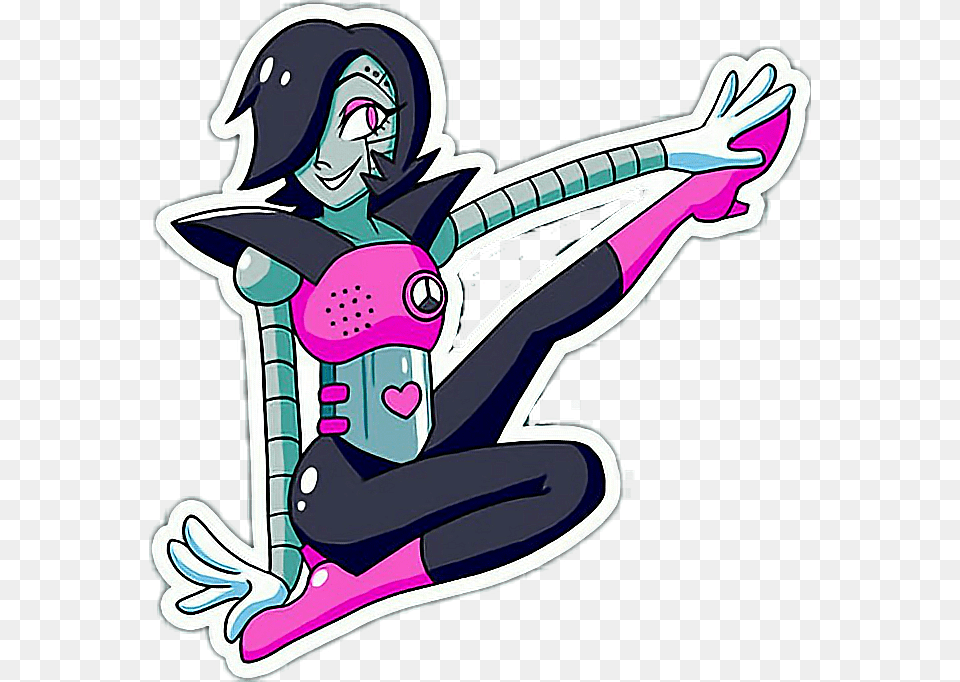 Undertale Mettaton Mettatonex Cartoon, Book, Comics, Publication, Sticker Free Png