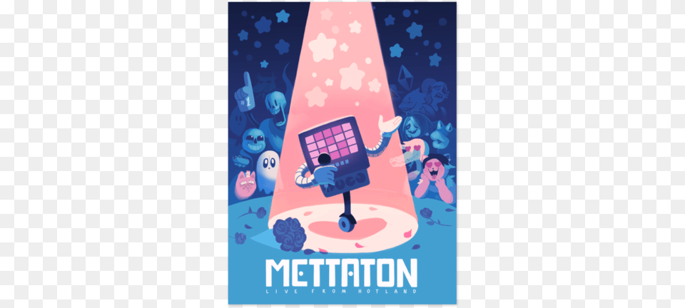 Undertale Mettaton Poster Poster De Mettaton, Advertisement, Art, Graphics, Lighting Png