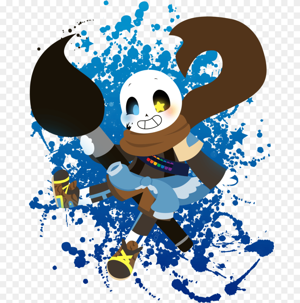 Undertale Picha Ink Sans Hd Karatasi La Kupamba Ukuta Cute Ink Sans, Art, Graphics, Boy, Child Free Transparent Png