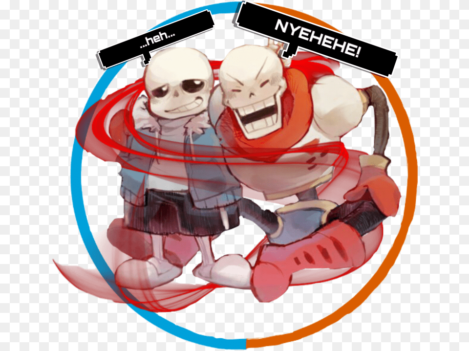 Undertale Sans And Papyrus Fanart, Book, Comics, Publication, Adult Free Png Download