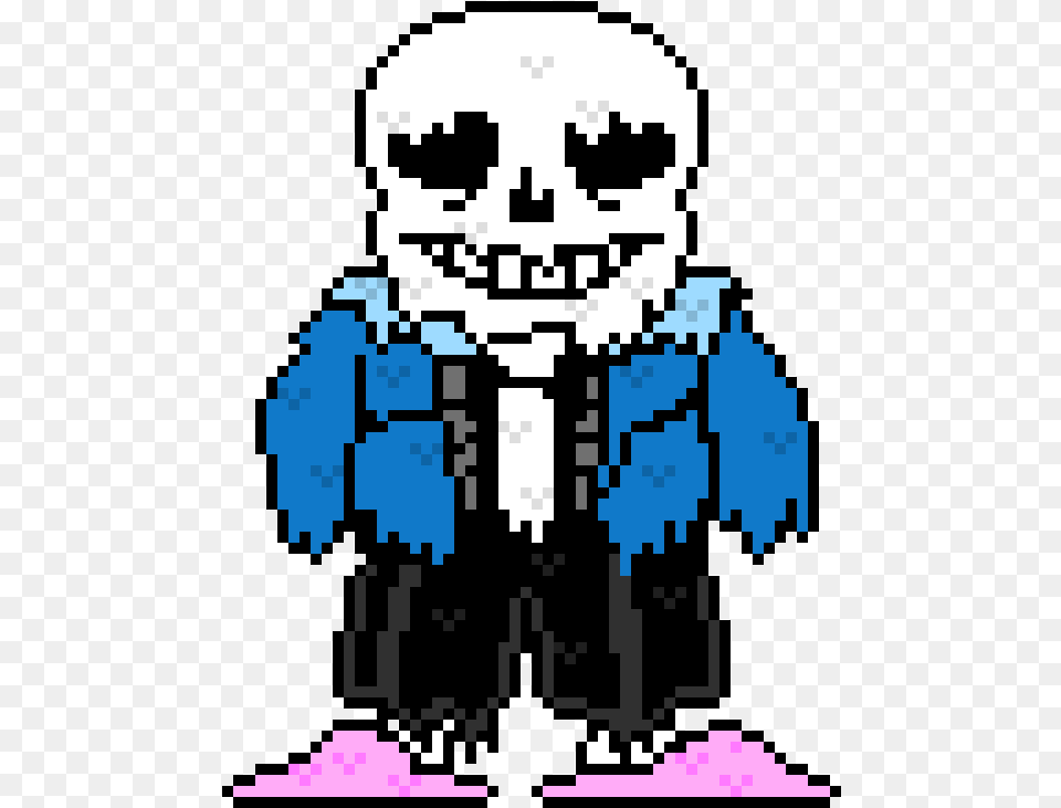 Undertale Sans Colored Sprite, Qr Code Free Png Download