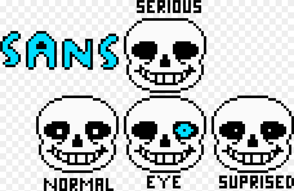 Undertale Sans Expressions, Qr Code Free Png