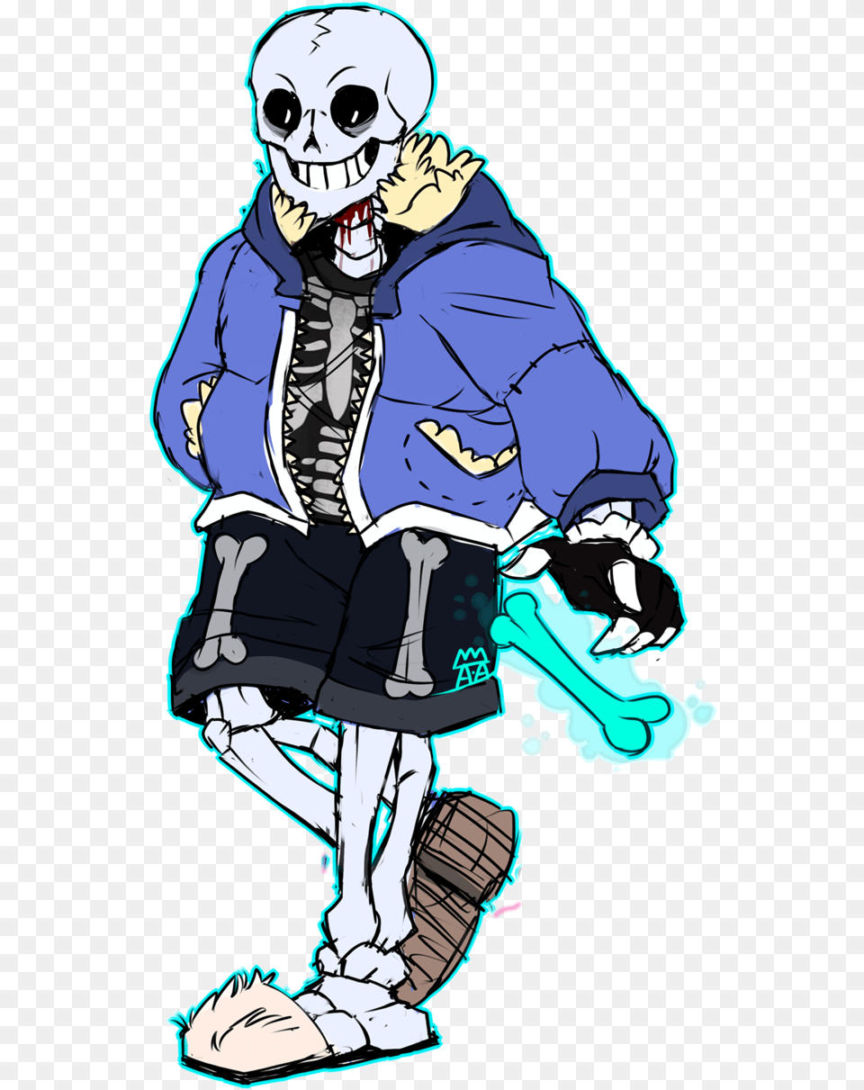 Undertale Sans Fanart Transparent, Book, Comics, Publication, Baby Png Image