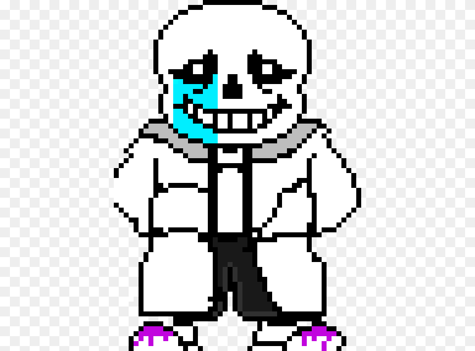 Undertale Sans Pixel, Qr Code, Stencil Png Image