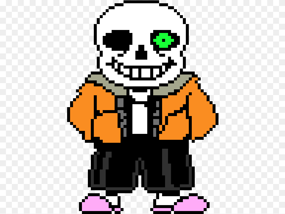 Undertale Sans Pixel Art, Qr Code Free Transparent Png