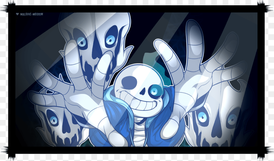 Undertale Sans Selfie By Malefic Megrim D9emzrw Background Undertale, Book, Comics, Publication, Anime Png Image