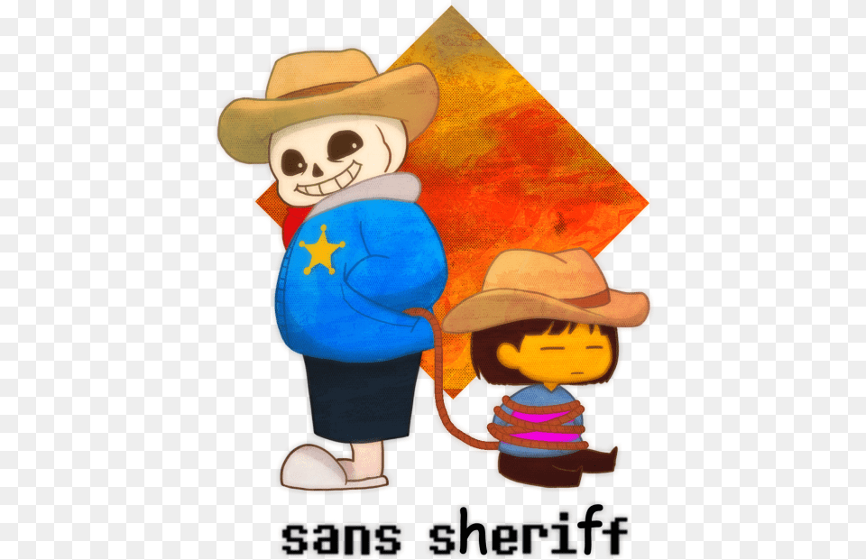 Undertale Sans Sheriff, Clothing, Hat, Baby, Person Png Image