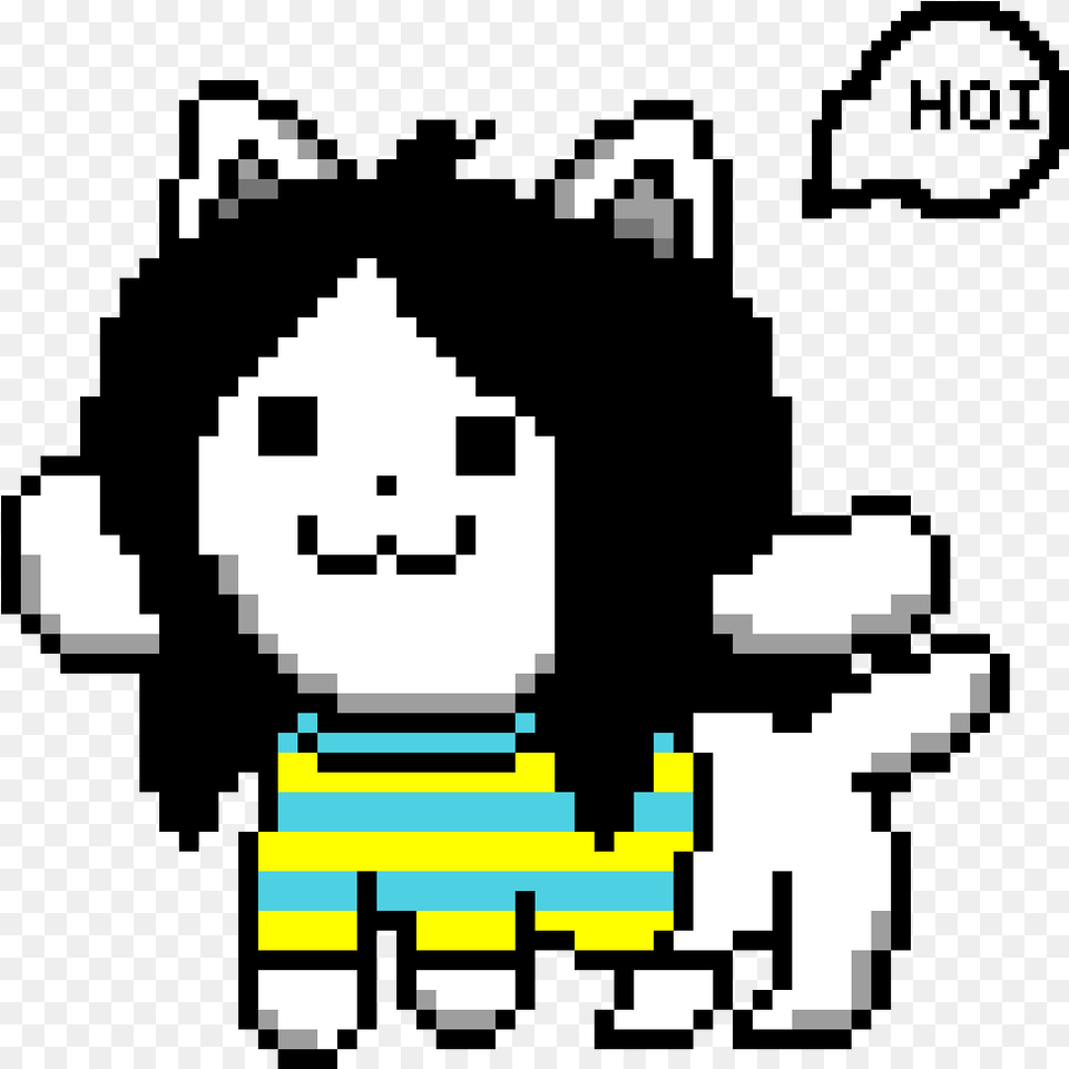 Undertale Temmie, Qr Code Free Transparent Png