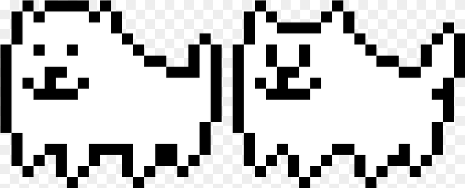 Undertale Toby Fox Dog, Stencil Png