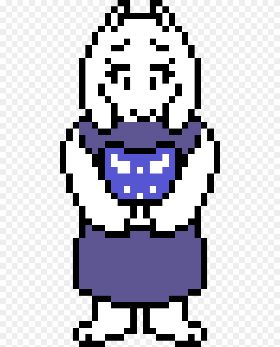 Undertale Toriel Pixel Art, Qr Code Free Png Download