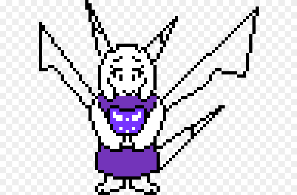 Undertale Toriel Pixel Art Toriel Undertale Pixel Art, Qr Code Free Transparent Png