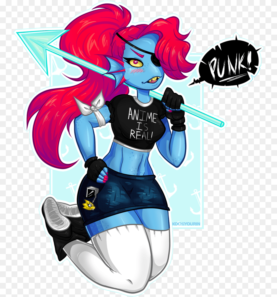 Undertale Undyne, Publication, Book, Comics, Clothing Free Png Download