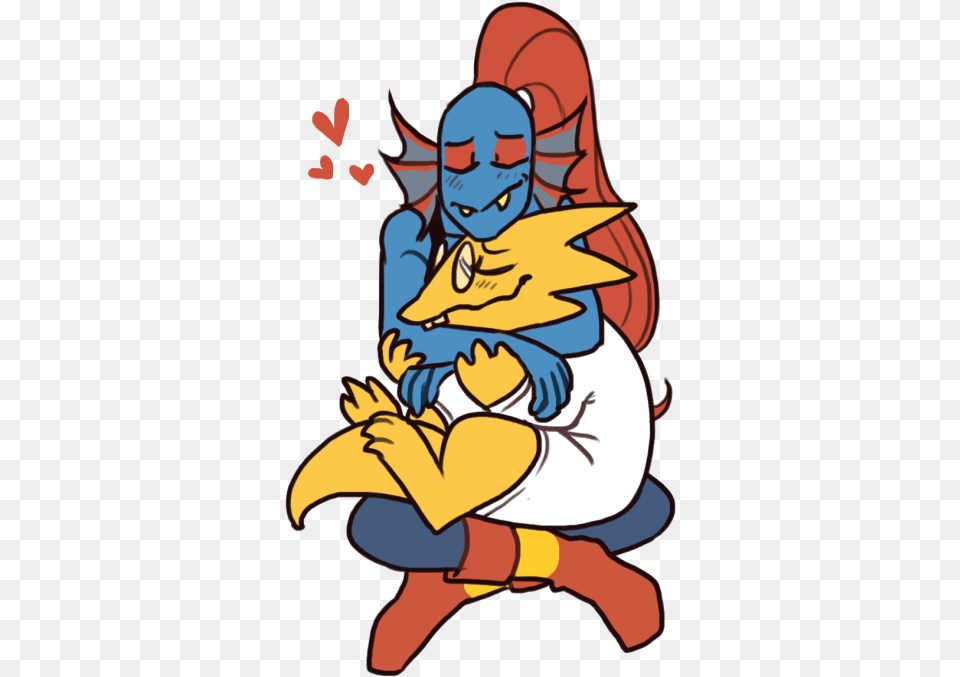 Undertale Undyne And Alphas, Baby, Person, Book, Comics Free Png
