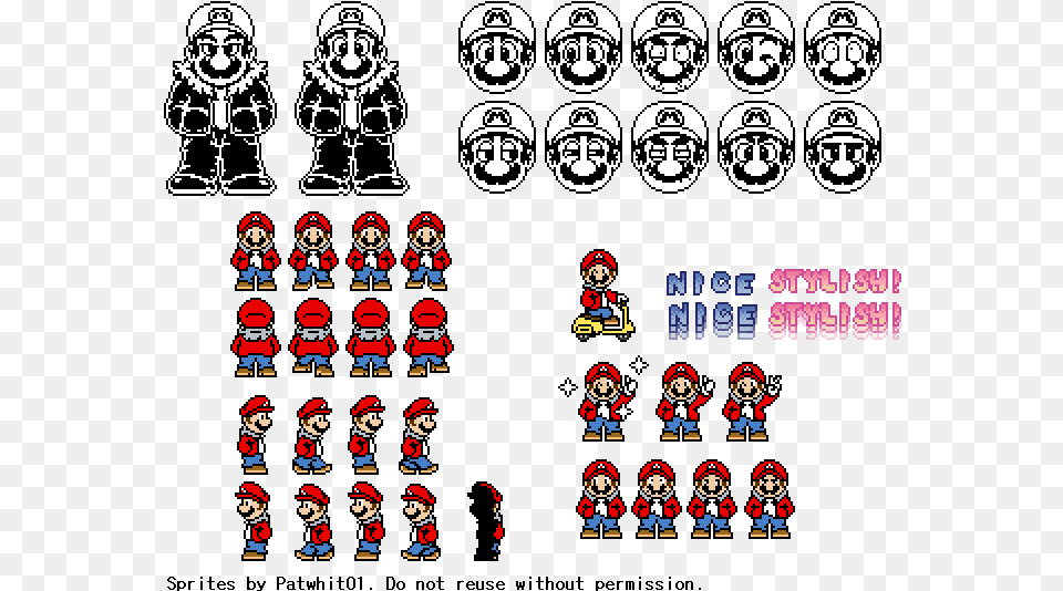 Undertoad Mario Battle Sprite, Person, Game, Super Mario, Head Png Image