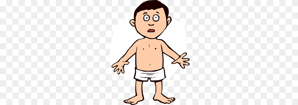 Underwear Baby, Person, Clothing, Shorts Free Png Download