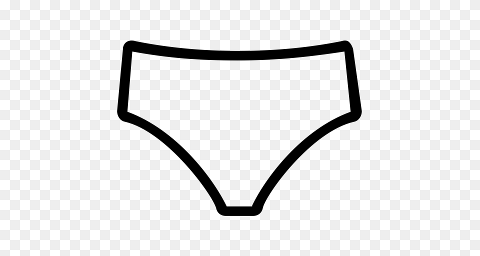 Underwear Fashion Panties Icon With And Vector Format, Gray Png Image
