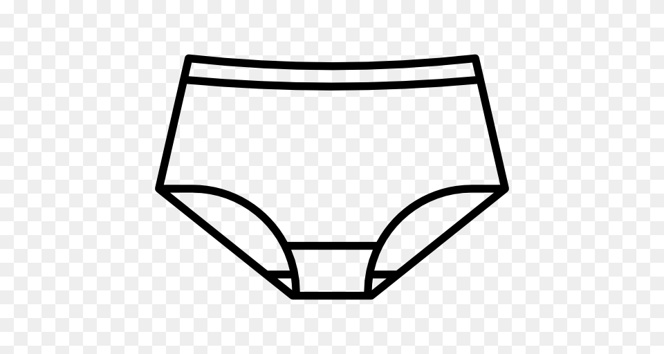 Underwear Knickers Femenine Fashion Underpants Panties Icon, Gray Png Image