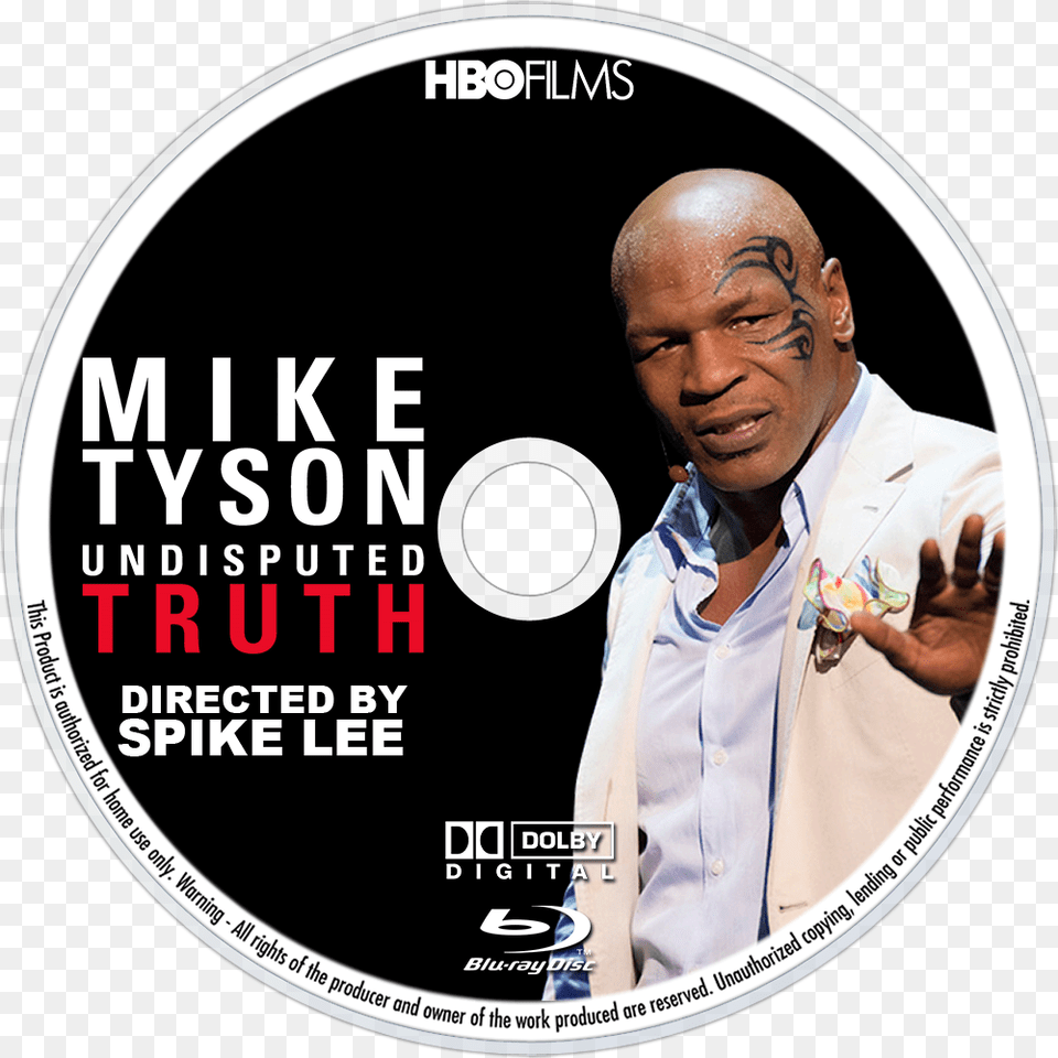 Undisputed Truth Bluray Disc Mike Tyson Undisputed Truth Dvd Cover, Adult, Male, Man, Person Png Image