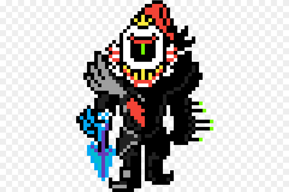 Undyne, Art, Graphics, Qr Code Free Transparent Png