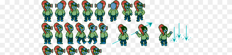 Undyne Cartoon, People, Person, Pattern Free Png