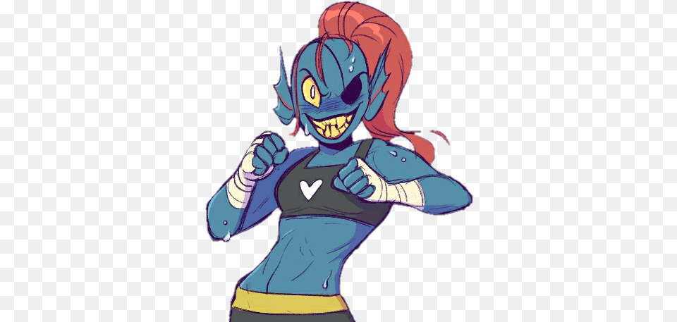 Undyne Undertale Freetoedit Undertale Characters Undyne, Book, Comics, Publication, Baby Free Png Download
