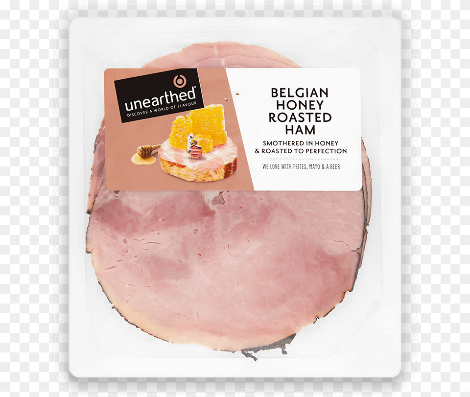 Unearthed Belgian Honey Roasted Ham Unearthed Belgium Honey Roasted Ham 4 Slices, Food, Meat, Pork, Business Card Free Png Download