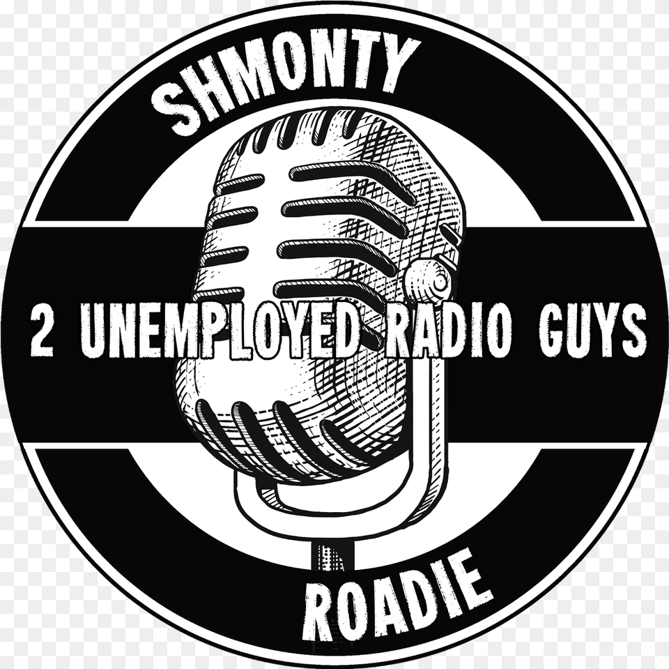 Unemployed Radio Guys Logo Emblem, Electrical Device, Microphone Free Transparent Png