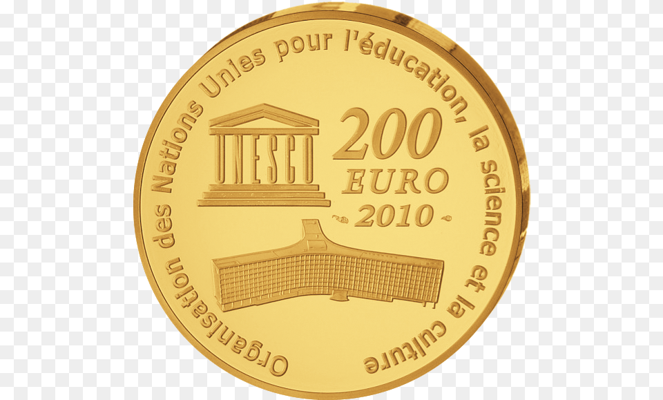 Unesco, Gold, Coin, Money Png