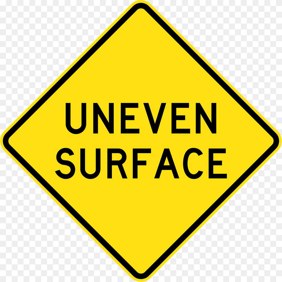 Uneven Surface Sign In Australia Clipart, Road Sign, Symbol Free Png