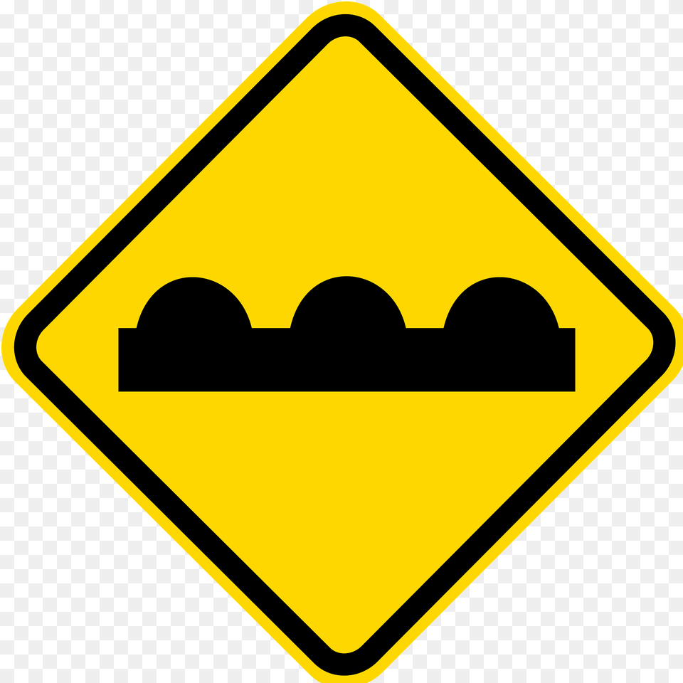 Uneven Surface Sign In Brazil Clipart, Symbol, Road Sign Free Transparent Png