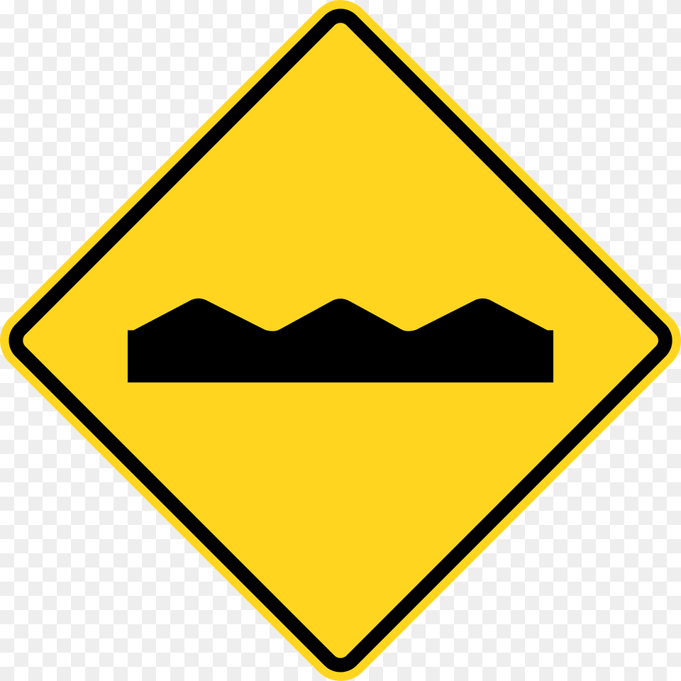 Uneven Surface Sign In Canada Clipart, Road Sign, Symbol Png Image